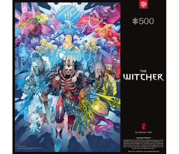 CENEGA Wiedźmin: Monster Faction Puzzle 500 - 1124837 - zdjęcie 4